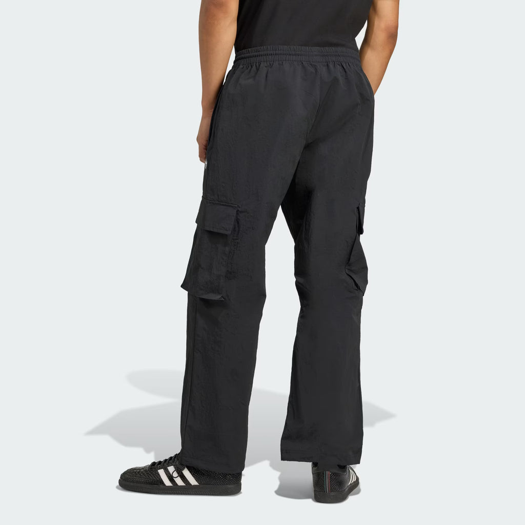 Front Stripes Woven Cargo Pants
