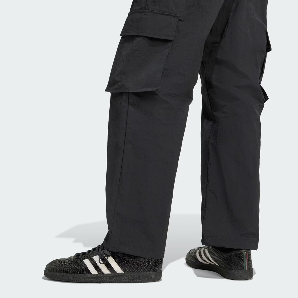 Front Stripes Woven Cargo Pants