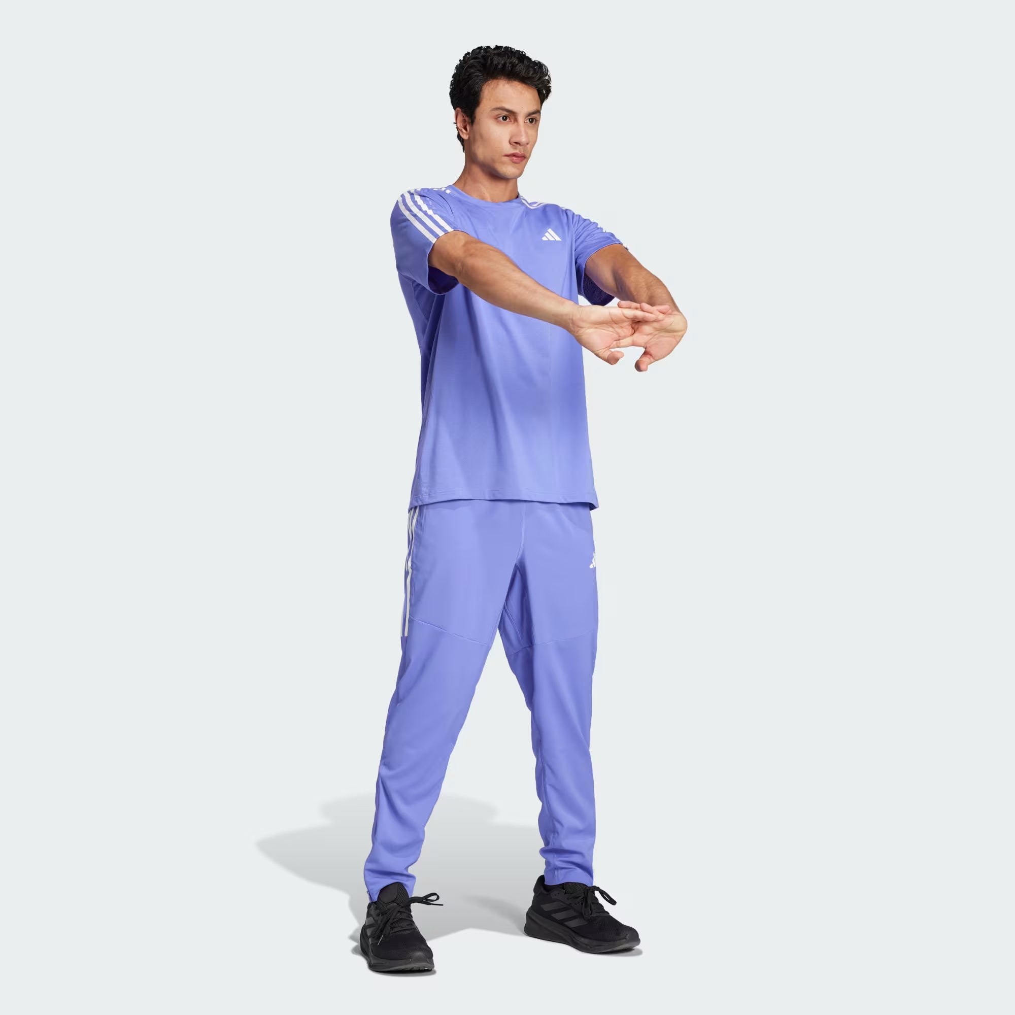 Own the Run 3-Stripes Tee