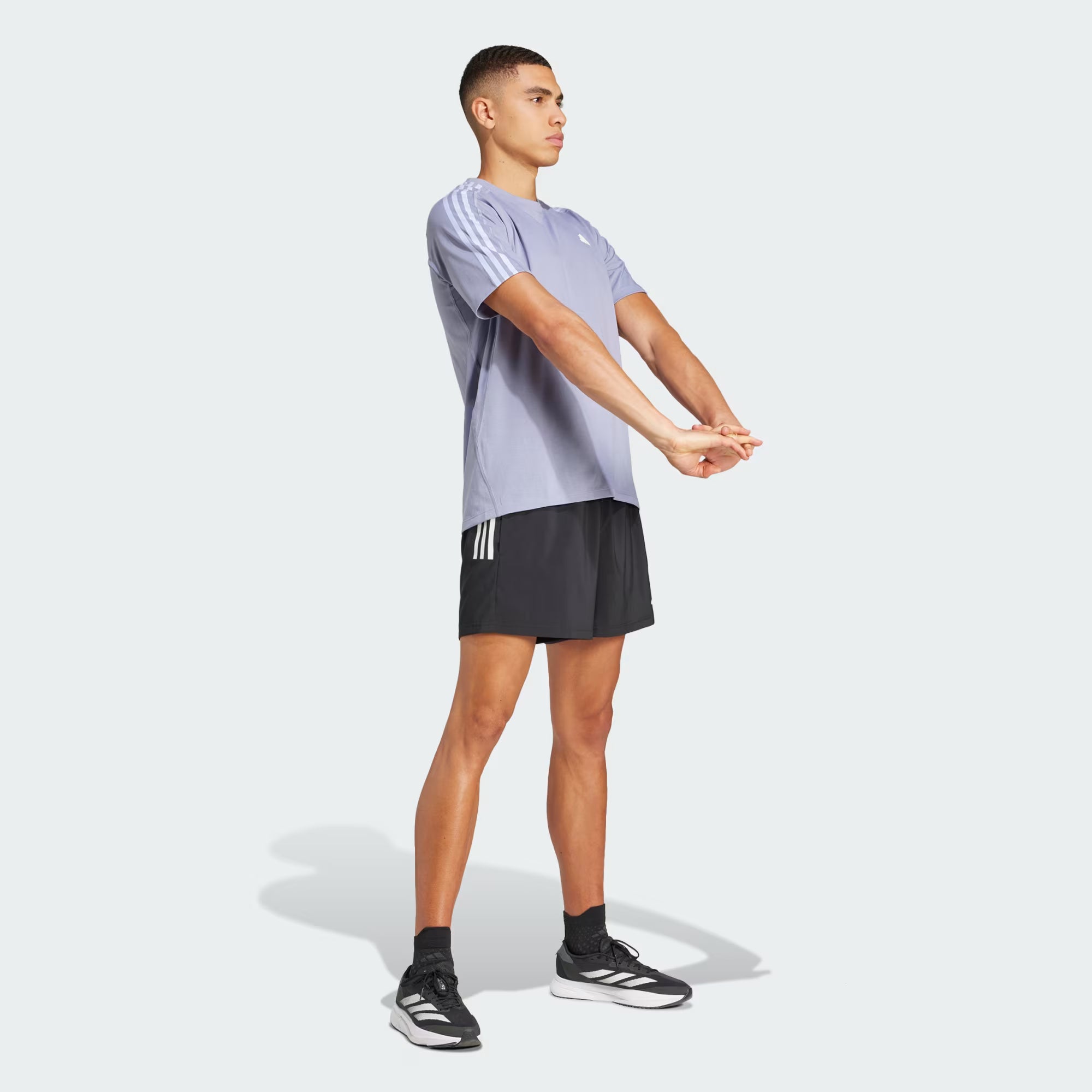 Own the Run 3-Stripes Tee