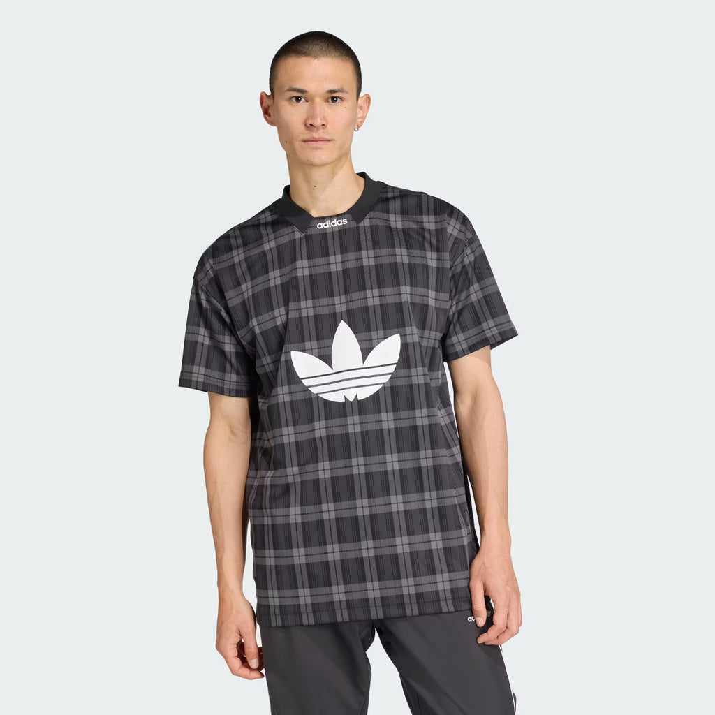 TARTAN ALL OVER PRINT LOOSE TEE