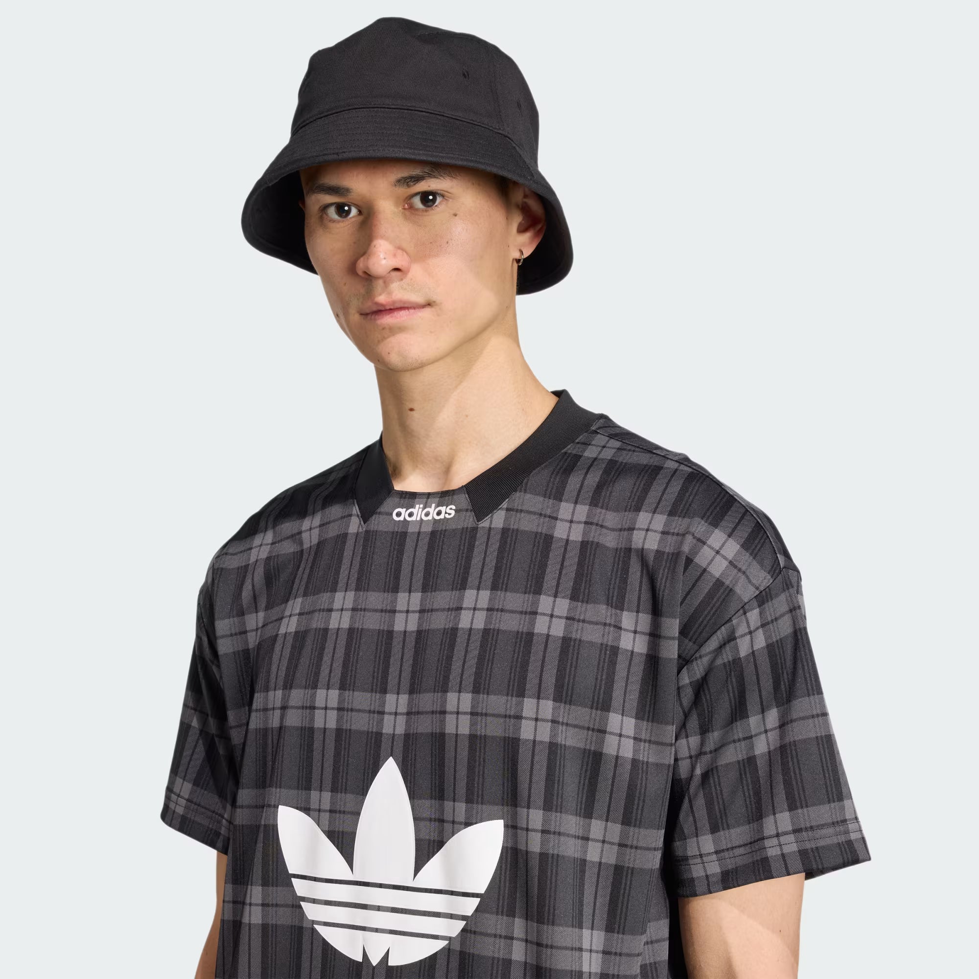 TARTAN ALL OVER PRINT LOOSE TEE