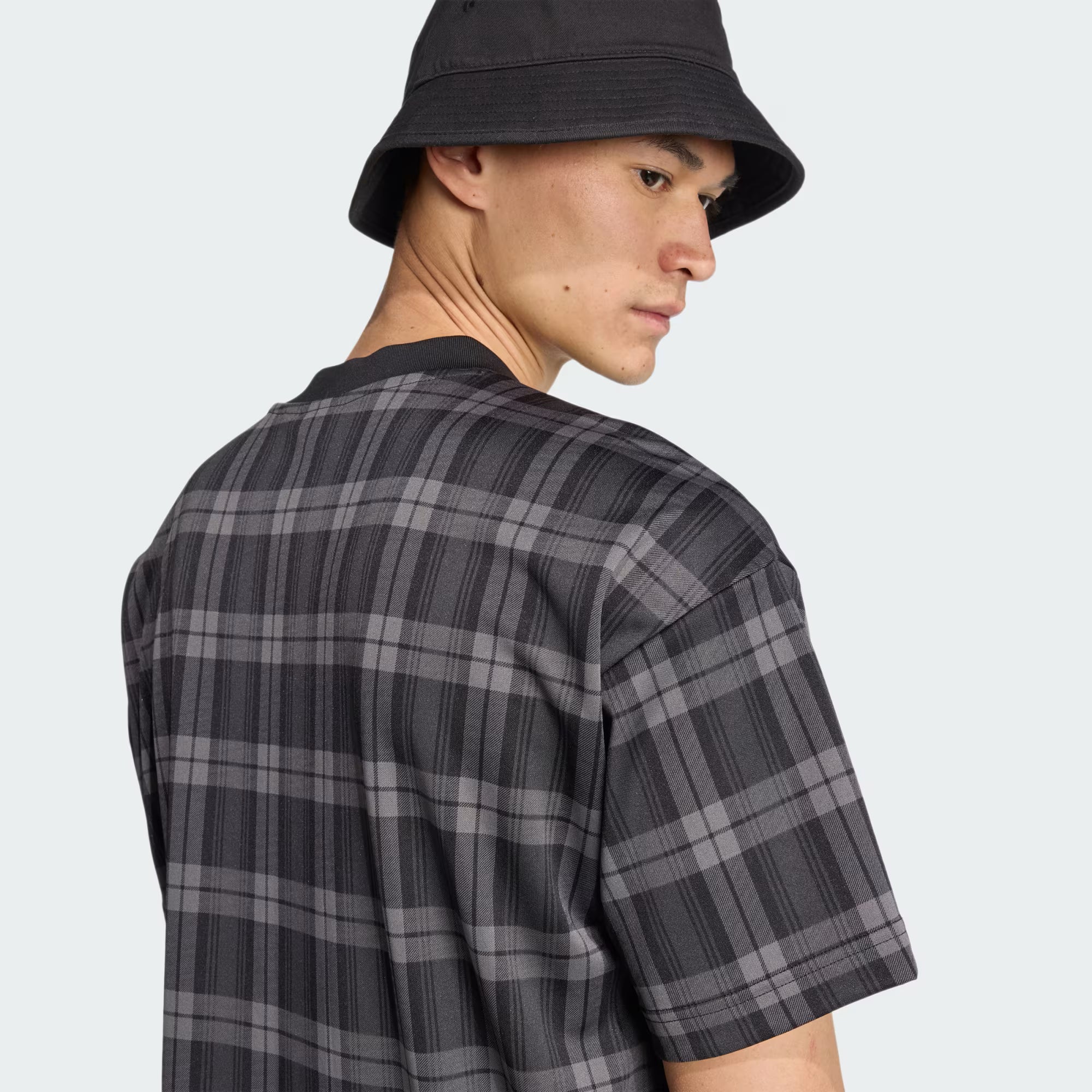 TARTAN ALL OVER PRINT LOOSE TEE