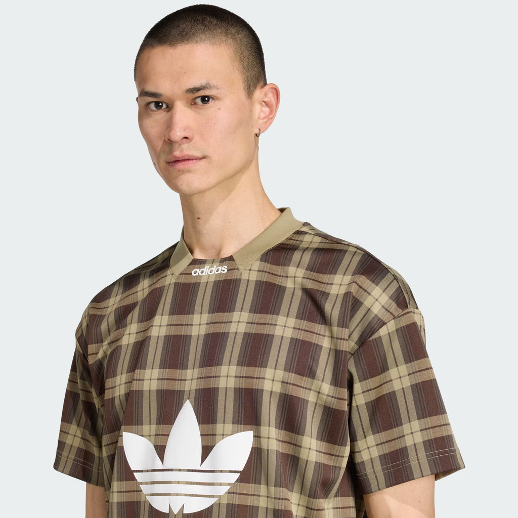 TARTAN ALL OVER PRINT LOOSE TEE