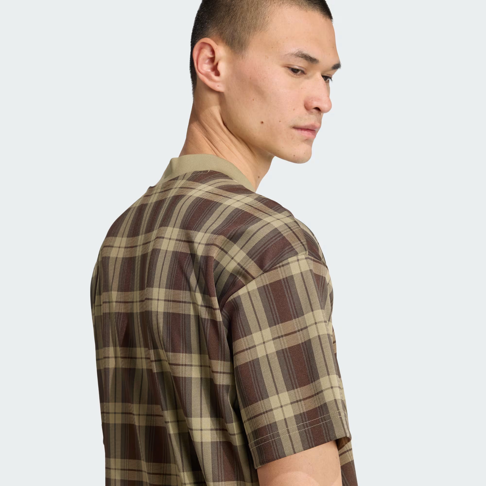 TARTAN ALL OVER PRINT LOOSE TEE